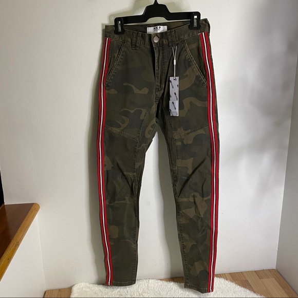 NXP Nena and Pasadena Striped Military Camo Pants - Picture 2 of 12